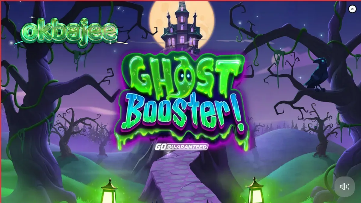 Ghost Booster স্লট গেমের রঙিন এবং ভুতুড়ে ইন্টারফেস